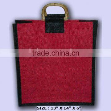 Customized jute shopping bag