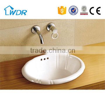 New design ceramic oval Counter Top Wash Basin