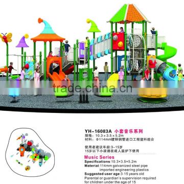 Kindergarten Children Big Amusement Park Slide Structure
