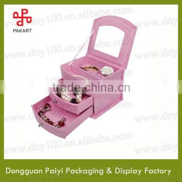 Modern styling hottest sale jewelry box with mirror