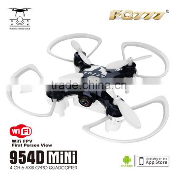 New hot FQ777-954D WIFI FPV nano drone 4CH 6Axis with APP Control and Camera