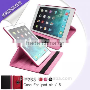 Thin and light leather tablet case for Apple ipad air 5