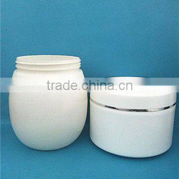 Personal care use plastic jar with cap for cream bottle