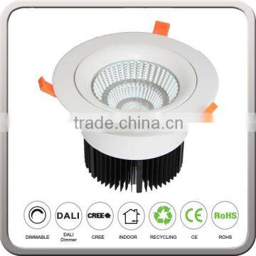 30W 35w 40watts LED cob down light 3-5years warranty with 3000K 4000K 6000K led downlight