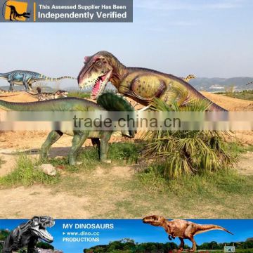 My-dino life size jurassic fiberglass dinosaur model