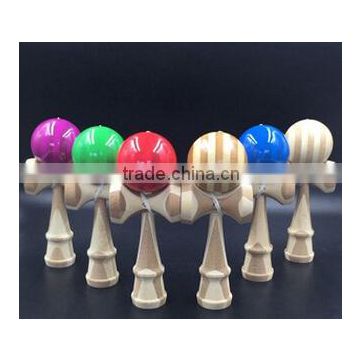 Professional High Quality Intelligence Toys Fitness Building Bamboo Kendama Ball