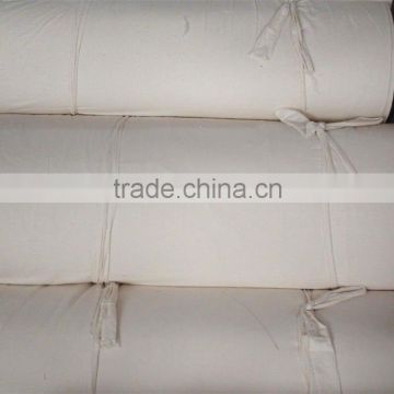 alibaba china 100% White Cotton Coarse Fabric Textile