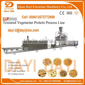 Twin screw soy protein extruder machine with CE