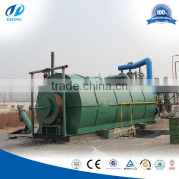 Popular in Europe pyrolysis tire recycling oil machine
