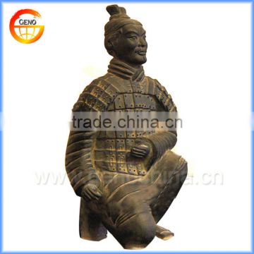 Kneeling China Terracotta Xian warrior statue design for large garden warrior statue decor
