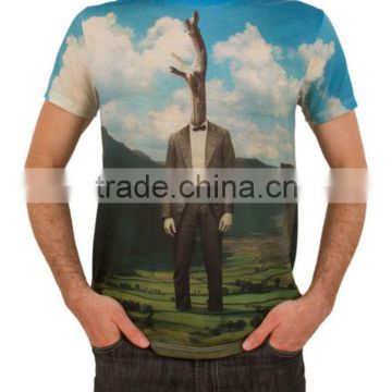 Pro cstom sublimation t shirt with factory price