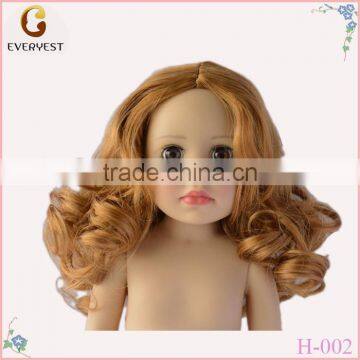 New Dolls Accessories Wavy Curly Hair Wig for 18 inch Doll