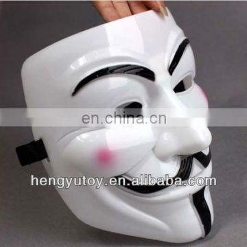Hot Selling Classic High Quality PVC Vendetta V Mask for Halloween Party Dress Up