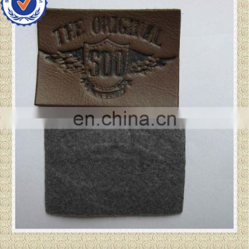 Leather label jeans leather label custom embossed leather label