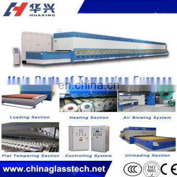 Forced Convection Heating Horizontal Rollers Automatic Tempered Glass Oven