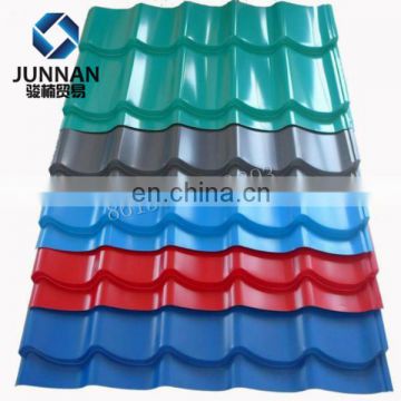 Color coated galvanized corrugated sheet price
