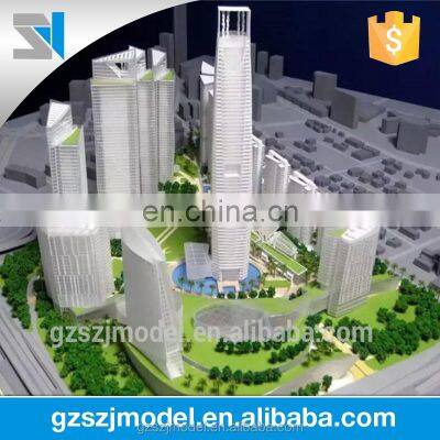 Handmade scale model ,models skyscrapers for real estate