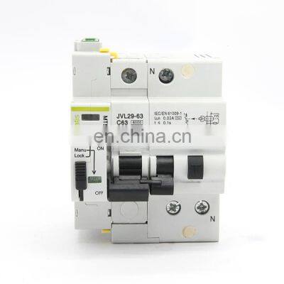 matis MT53RA auto reset recloser 2p 63a 30mA rcbo circuit breaker for solar