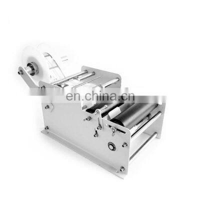 Manual Sticker Labeling Machine For Round Bottles Vials