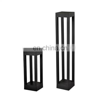 Cob Led Light Modern Decorative Pathway Lighting Lawn Yard Black Aluminum Landscape Lawn Yard Square Garden Light