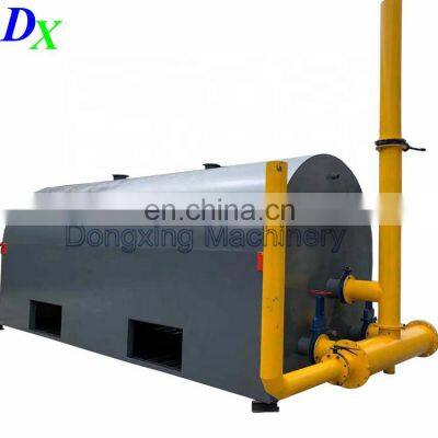 Continuous air flow horizontal coconut charcoal wood barbecue making furnace machine