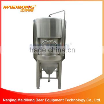 Mini stainless steel jacket 60 degree conical fermentation tank