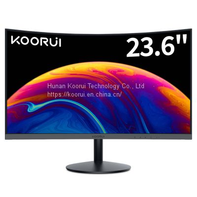 Koorui 24N5C 24 Inch 1800R Curved FHD 1080P 60Hz Computer Business Monitor