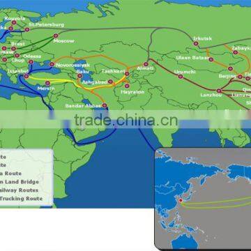 railway transport from china to Russia