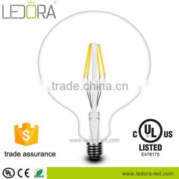 6W 600-700LM E26 Filament LED Bulb G125 led bulbs for sale