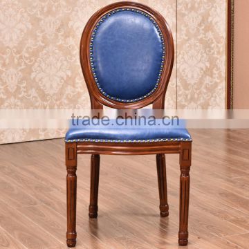 2016 New design dining chair modern louis ghost chair with round back