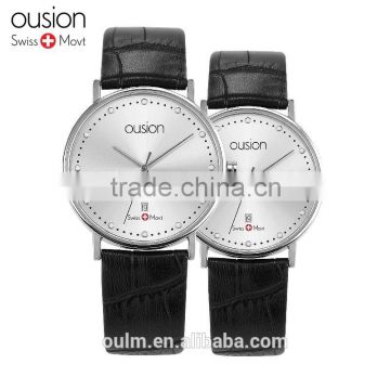 Oulm factory Ousion watches, couple design watches, couples leather watch