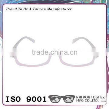 Translucent color and rhinestones decoration eyeglasses frames