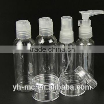 60ml 2oz PET plastic bottle travel set with jar