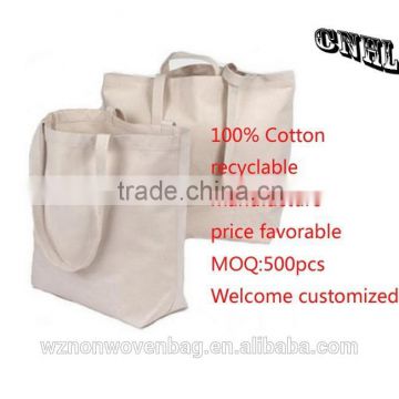 recyclable promotional cotton handle bag