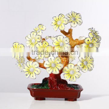 Artificial money tree,china crystal trees