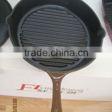 cast iron BBQ baking pan