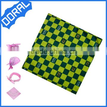 2015 Customized printed square cotton bandana for sale