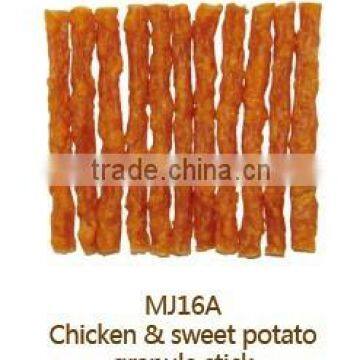 Pet food-MJ16A-Chicken & Sweet potato granule Sticks