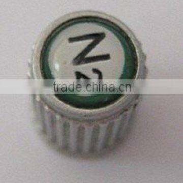 Plastic logo tire valve cap