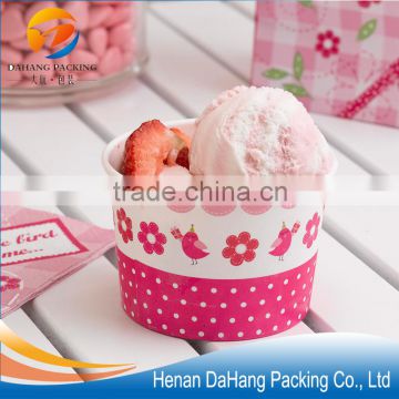 Personalized custom printed different size rice water bowl gelato paper cup