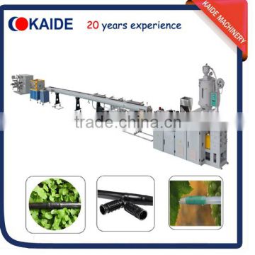 60-80m/min high speed PE Inline Cylinder Drip Irrigation Pipe Production Line KAIDE factory