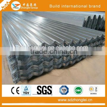 2016 China Supply Galvanized Sheet Steel Corrugated Specification