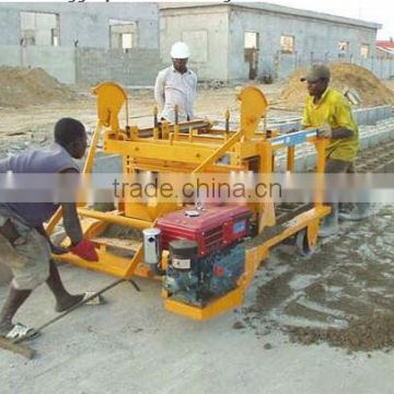 manual movable hydraulic portable movable brick making machine paver production