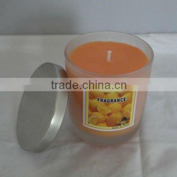 Water Lily Aroma Candle with metal lid