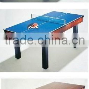 6' Factory prize Classic stylish 2 in 1 Multi games table. Air hockey table, Pool table