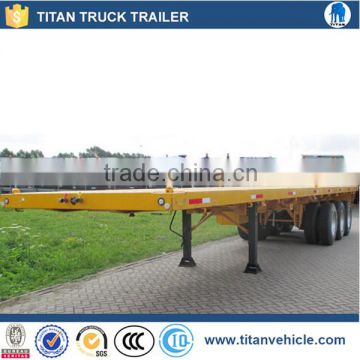 heavy duty 4 axle 3 axle 20ft 40ft container flatbed semi trailers for sale