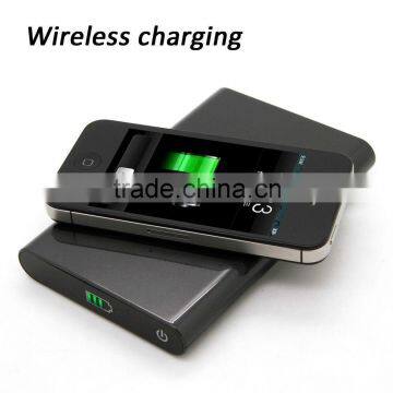 2-in-1 Qi Standard Inductive Charger W/ 7000mAh Power Bank For Mobile Phones Tablets...