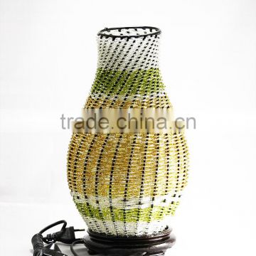 Tranditional design, bead twisted lamp made of bamboo from Vietnam