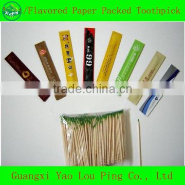 individual wrapped wooden&bamboo toothpicks