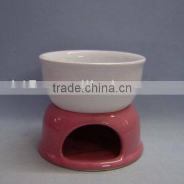 cheap custom chinese ceramic fondue set
